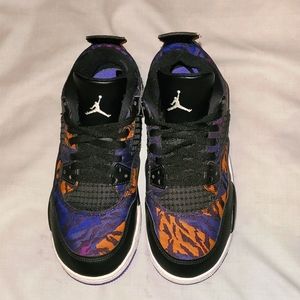 Kids Air Jordan Retro 4 Rush Violet
